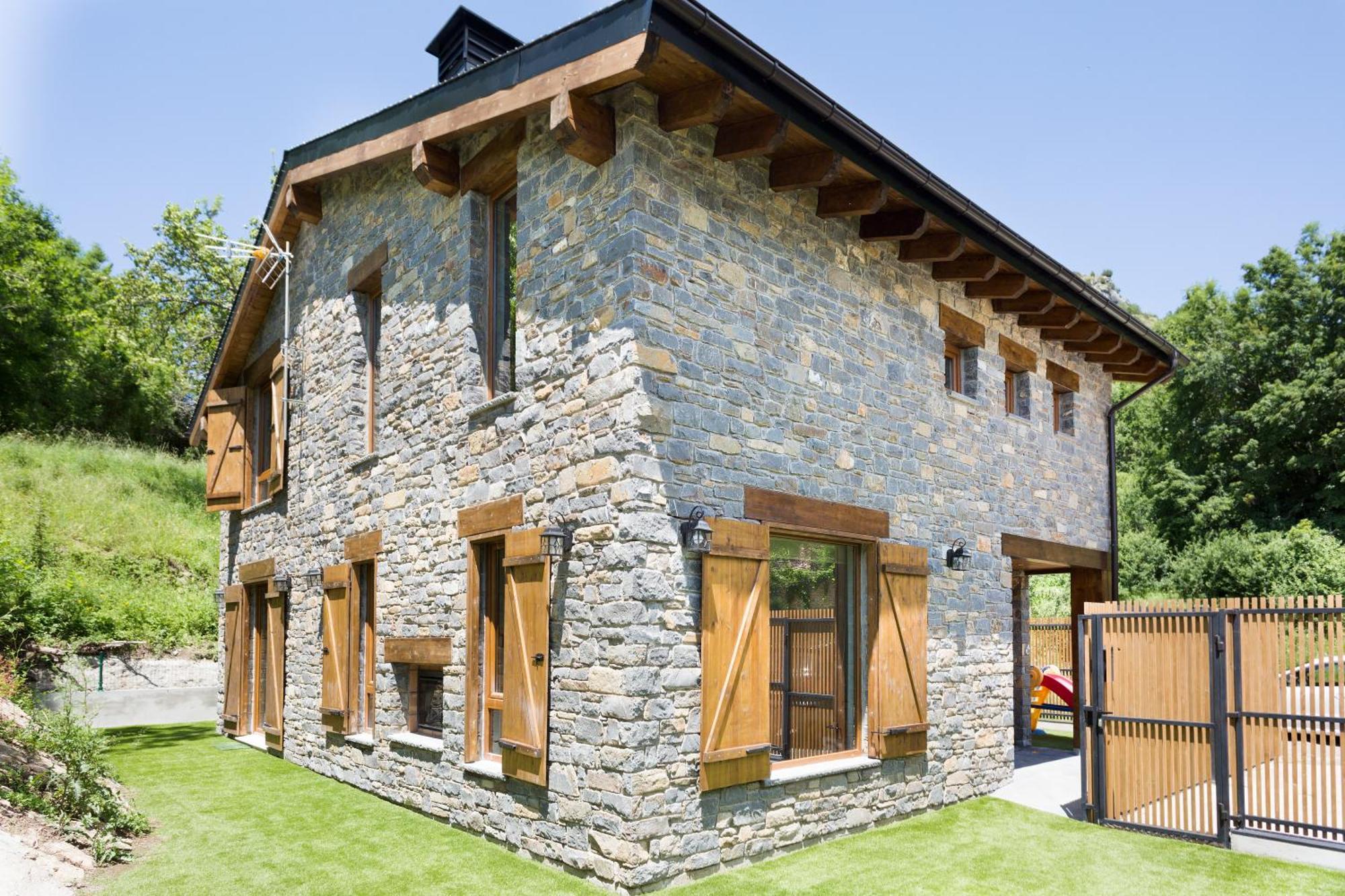 Casa Forelsa Lujo En La Montana Hoz de Jaca Εξωτερικό φωτογραφία